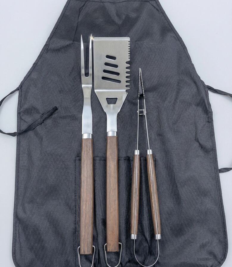 PitPro BBQ Apron and 3 piece BBQ Set