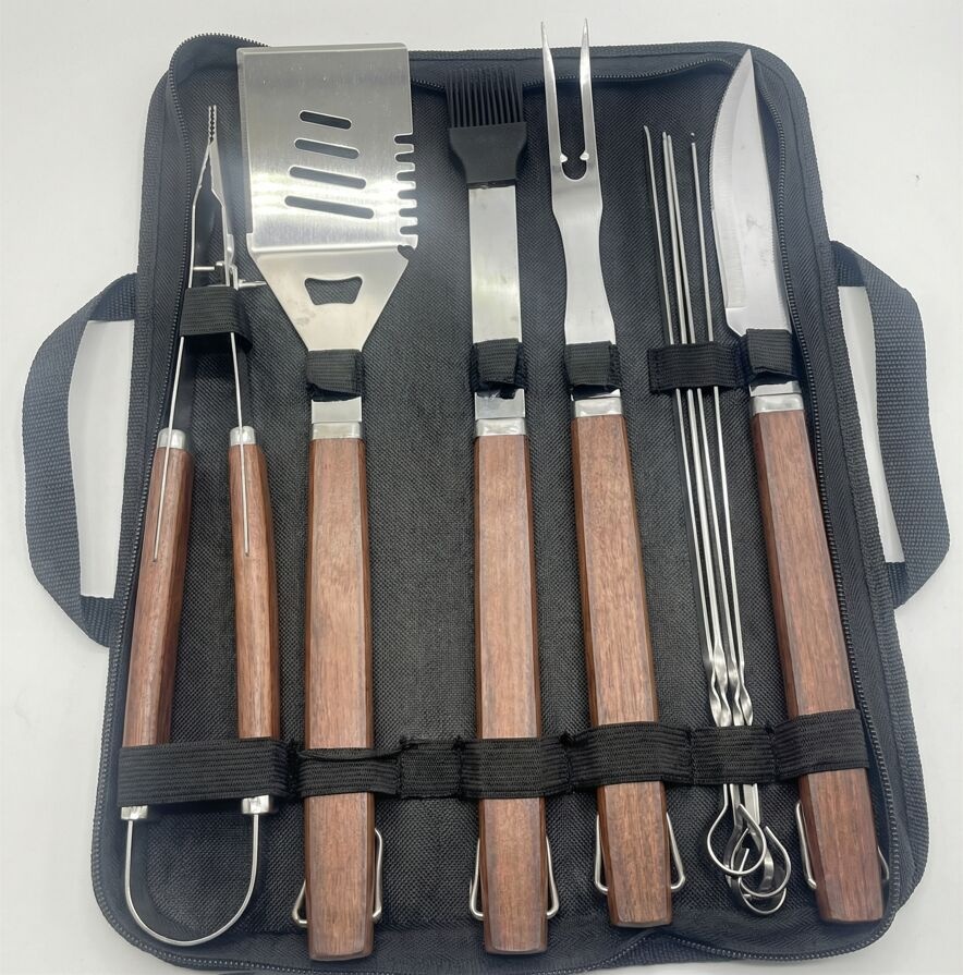 Coalsmith BBQ Tool Set, 9-pc