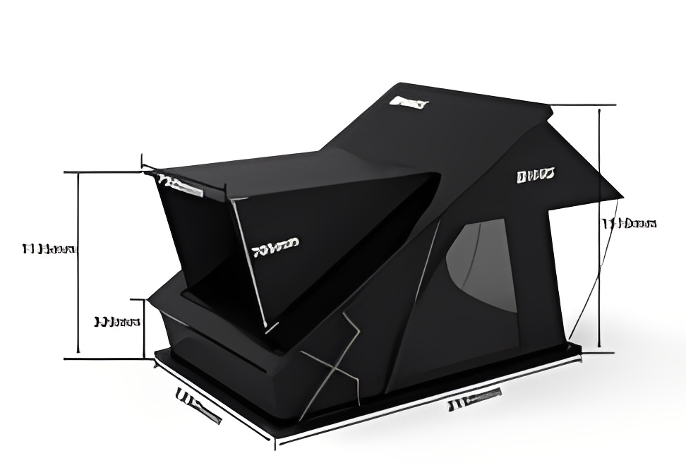 Roof Top Tent-Blacktop Bliss