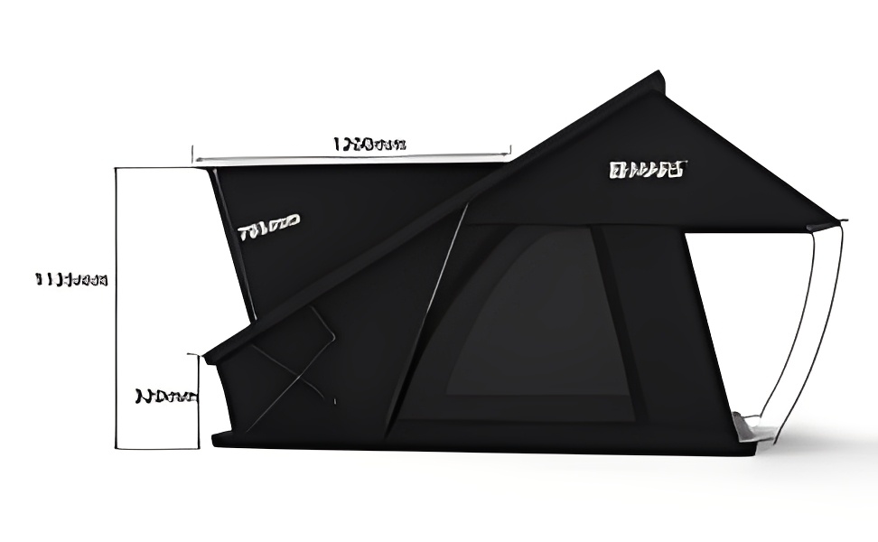 Roof Top Tent-Blacktop Bliss