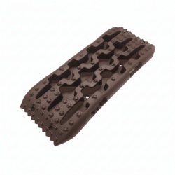 Compact Heavy-Duty Off-Road Recovery Tracks, 10-ton in Dark Brown
