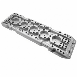 Pro-Hex Heavy Duty Recovery Boards, 10-ton in Silver