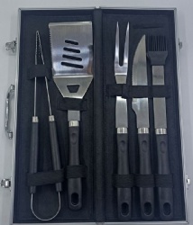 5-Piece BBQ Aluminum Case Grill Tool Set
