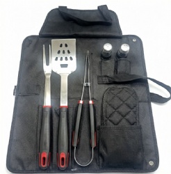 6-Piece BBQ Apron Grill Set