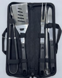 8-Piece BBQ Tools Set - Stainless Steel Grilling Accessories