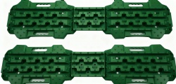 TractionEase Off-Road Traction Boards, 10-ton in Dark Green